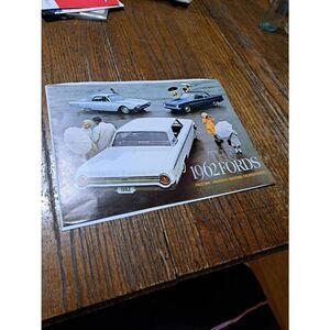 Vintage 1962 Ford Advertising Brochure FDC-6211